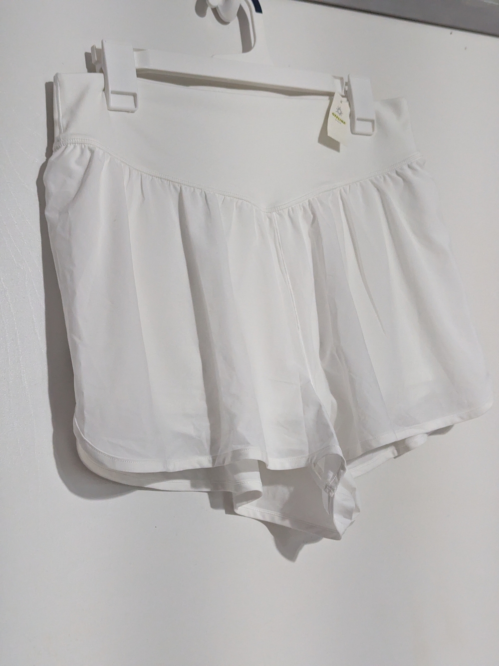 aerie White Athletic Skort Shorts NWT